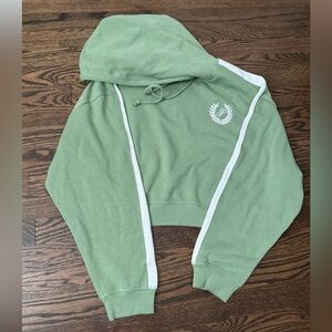 Victoria’s Secret pink cropped hoodie